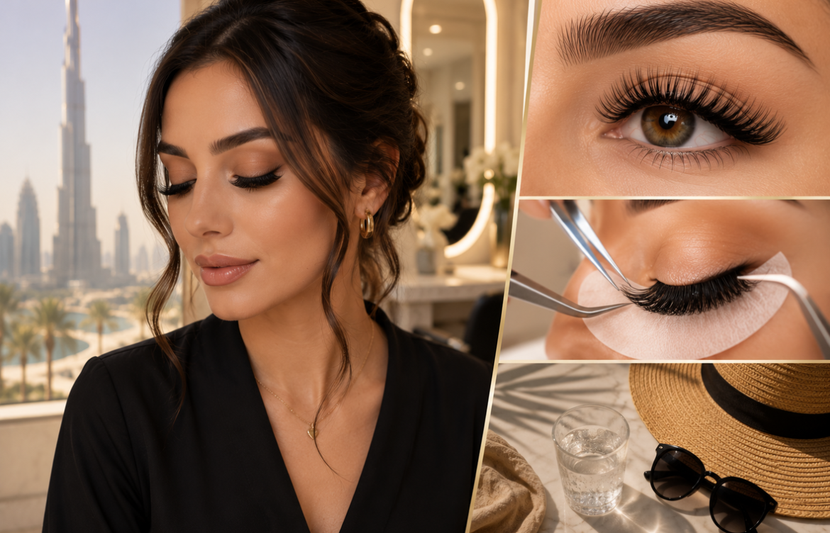 How Long Do Natural Eyelash Extensions Last in Dubai’s Climate?